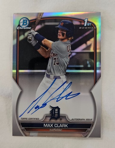 Bowman chrome draft max clark - chrome,