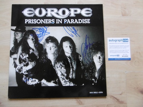 Europe band autografi - band,