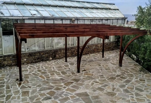 Carport legno 5x6 2 - legno, h.