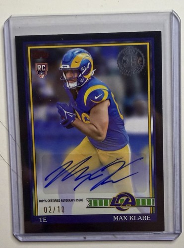 2026 topps football max klare - 2026,